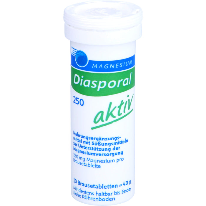 Magnesium-Diasporal 250 aktiv Brausetabletten, 20 St. Tabletten