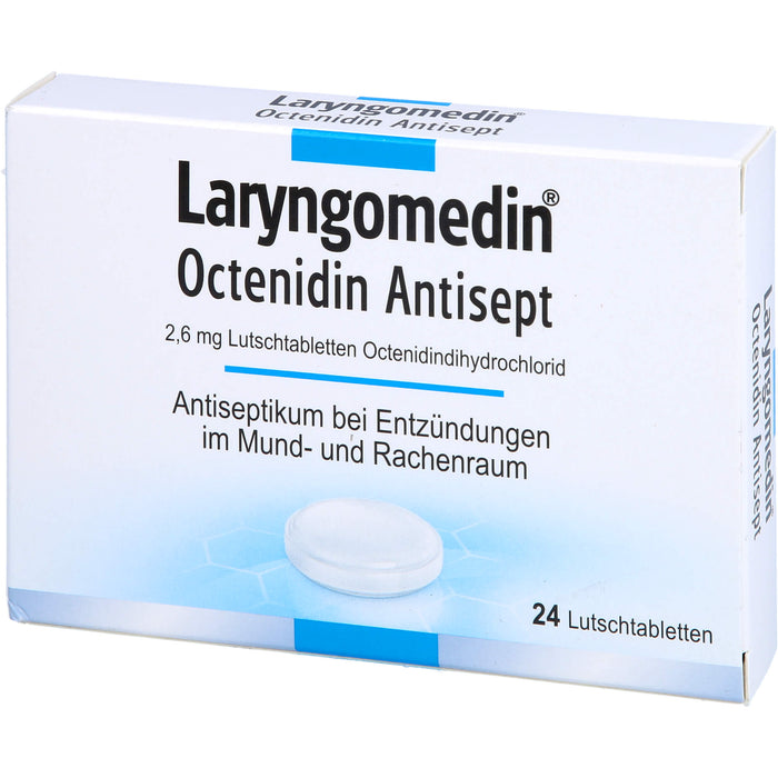 Laryngomedin Octenidin Antisept 2,6 mg Lutschtabletten, 24 pc Tablettes