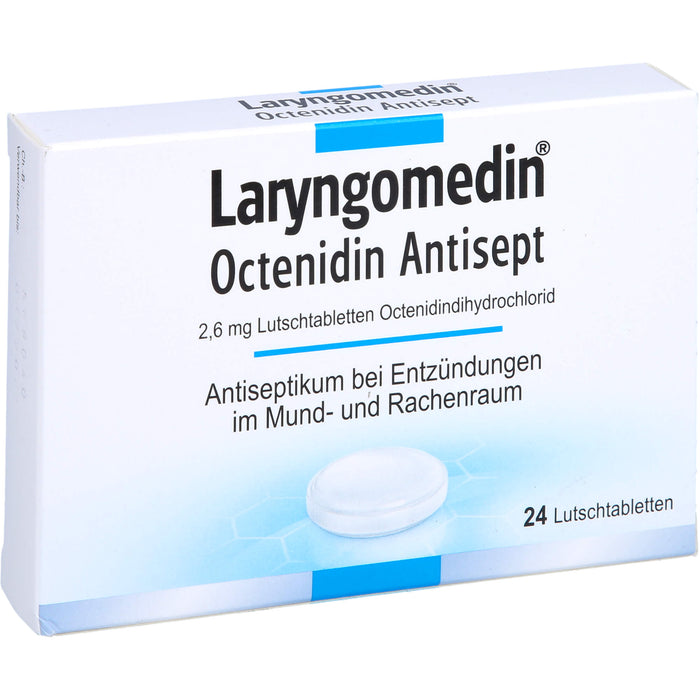 Laryngomedin Octenidin Antisept 2,6 mg Lutschtabletten, 24 pcs. Tablets