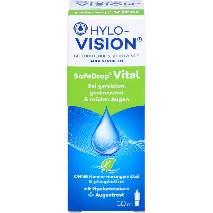 HYLO-VISION SafeDrop Vital Augentropfen, 10 ml Lösung