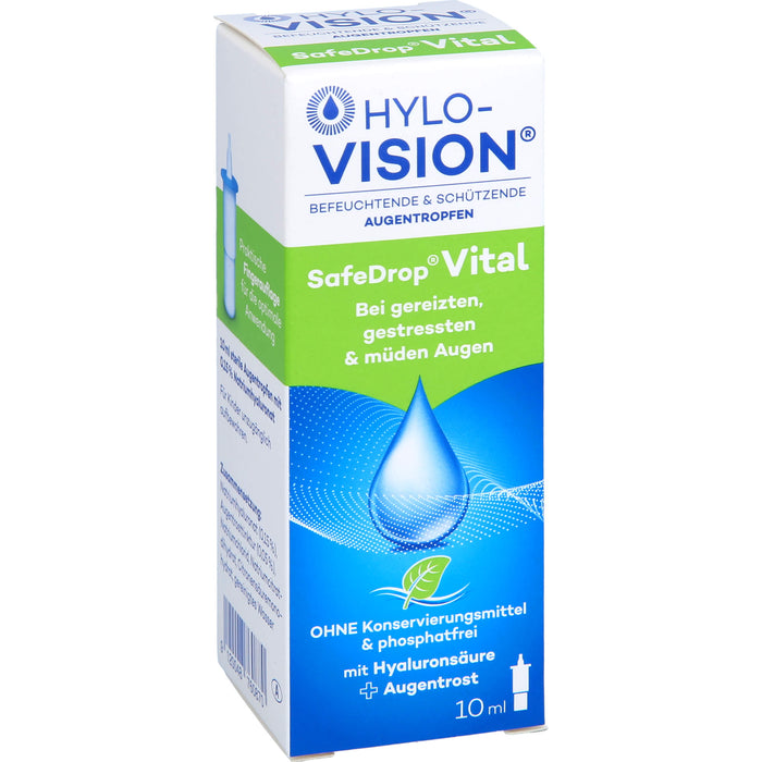 HYLO-VISION SafeDrop Vital Augentropfen, 10 ml Solution