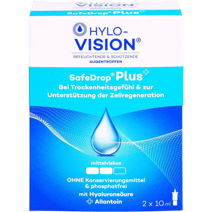 Hylo-Vision SafeDrop Plus, 2X10 ml ATR