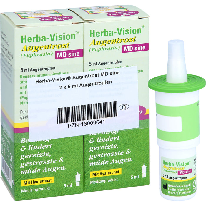 Herba-Vision Augentrost (Euphrasia) MD sine Augentropfen, 10 ml Solution