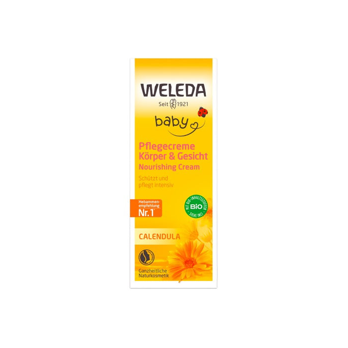 WELEDA Calendula Pflegecreme für Körper & Gesicht, 30 ml Creme