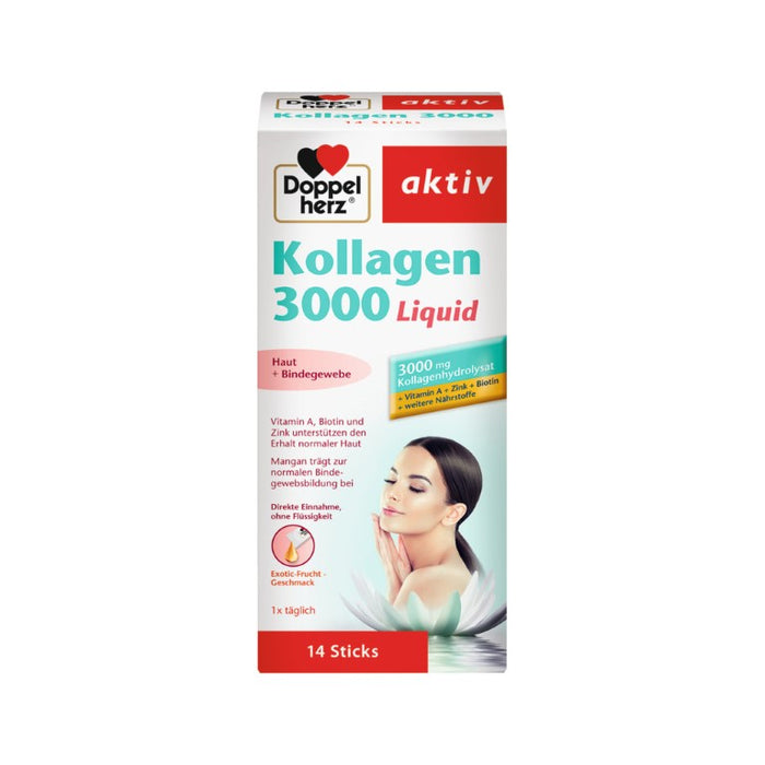 Doppelherz Kollagen 3000 Liquid, 14 St FLU