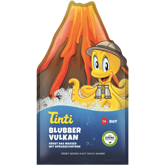 Tinti Blubber Vulkan zum Aufguss eines Vollbads, speziell für sensible Kinderhaut, 50 g Badezusatz