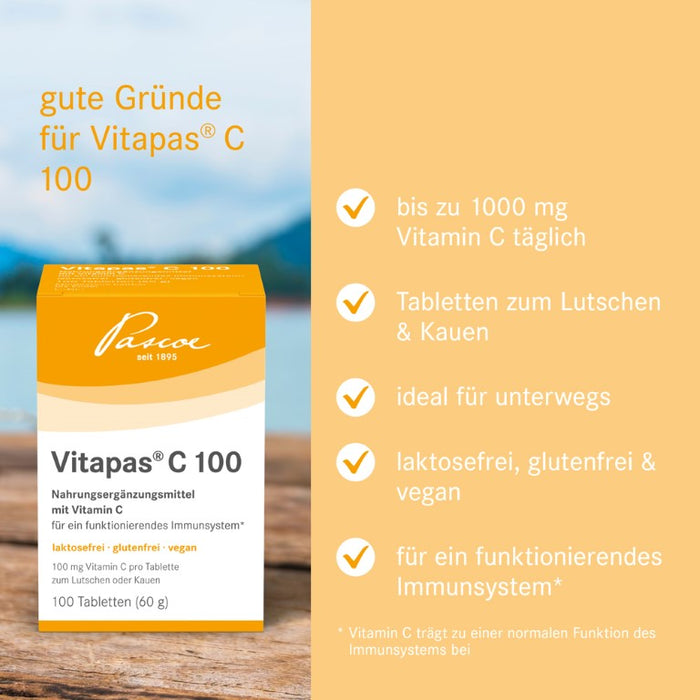 Pascoe Vitapas C 100 Tabletten, 100 pcs. Tablets