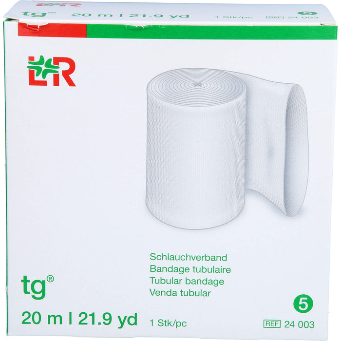 tg Schlauchverband Gr. 5 20 m weiß Reimport B2B MEDICAL, 1 pc pansement