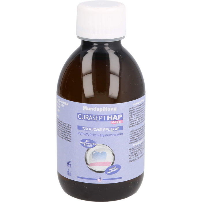 CURASEPT HAP012 PVP-VA 0,12 + Hyaluron Mundspülung, 200 ml Lösung