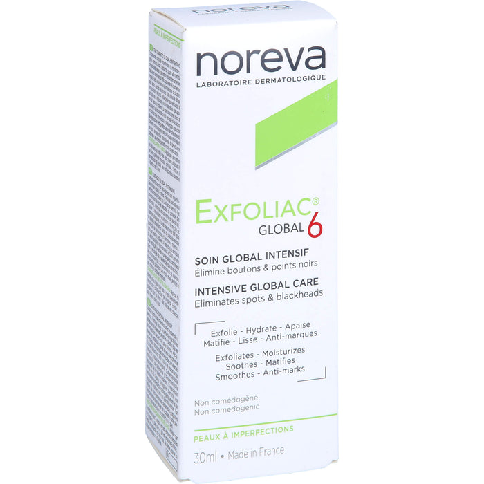 Noreva Exfoliac Global 6 Intensivpflege, 30 ml Crème