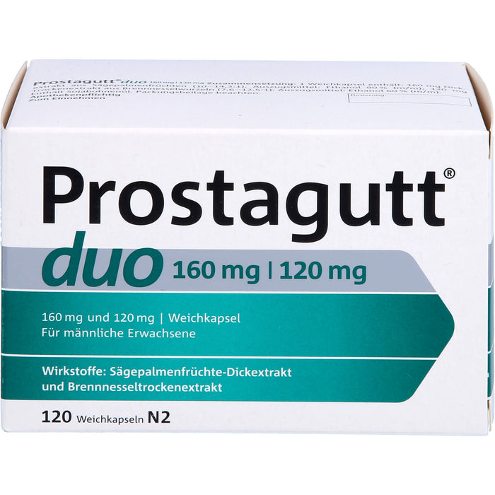 Prostagutt duo 160 mg / 120 mg, Weichkapseln, 120 pc Capsules