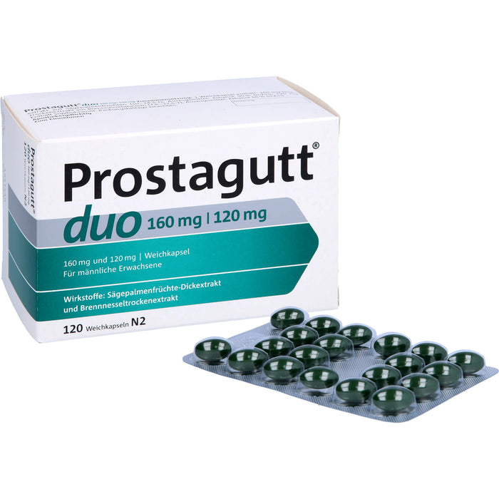 Prostagutt duo 160 mg / 120 mg, Weichkapseln, 120 pc Capsules