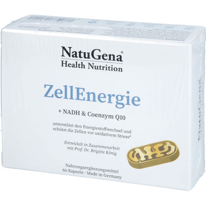 NatuGena ZellEnergie Kapseln unterstützt den Energiestoffwechsel und schützt die Zellen vor oxidativem Stress, 60 pc Capsules