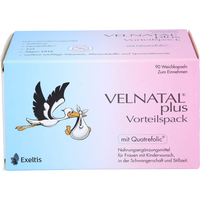 VELNATAL plus Weichkapseln Vorteilspack, 90 pcs. Capsules