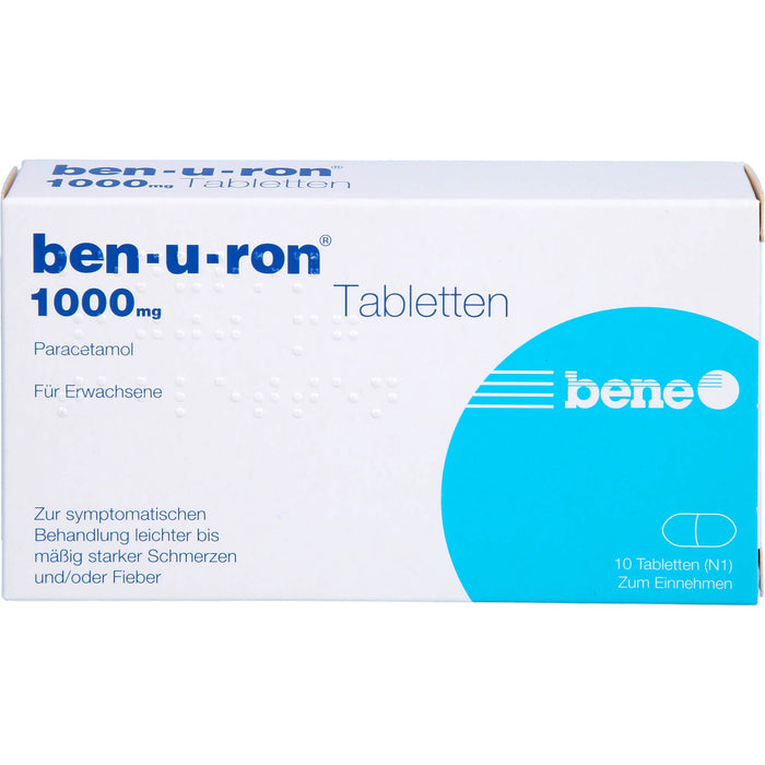 benu-ron 1000 mg Tabletten, 10 St TAB