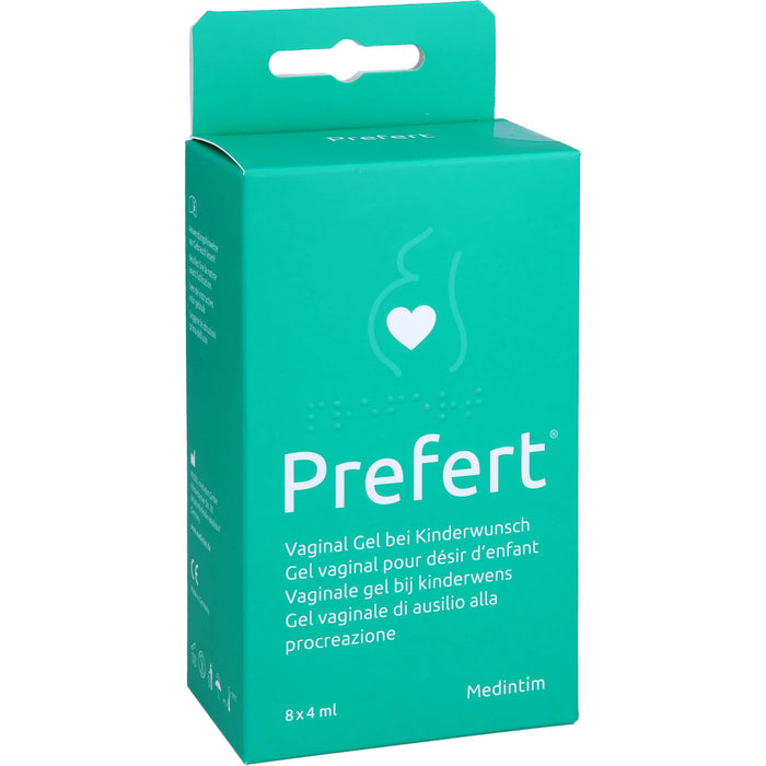 Prefert Vaginal Gel, 8X4 ml GEL