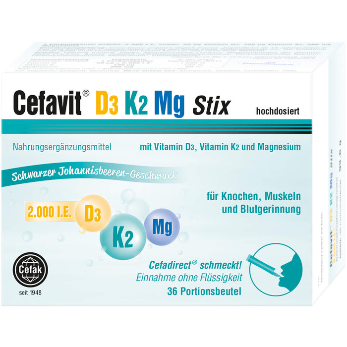 Cefavit D3 K2 Mg 2000ie St, 36 St GRA