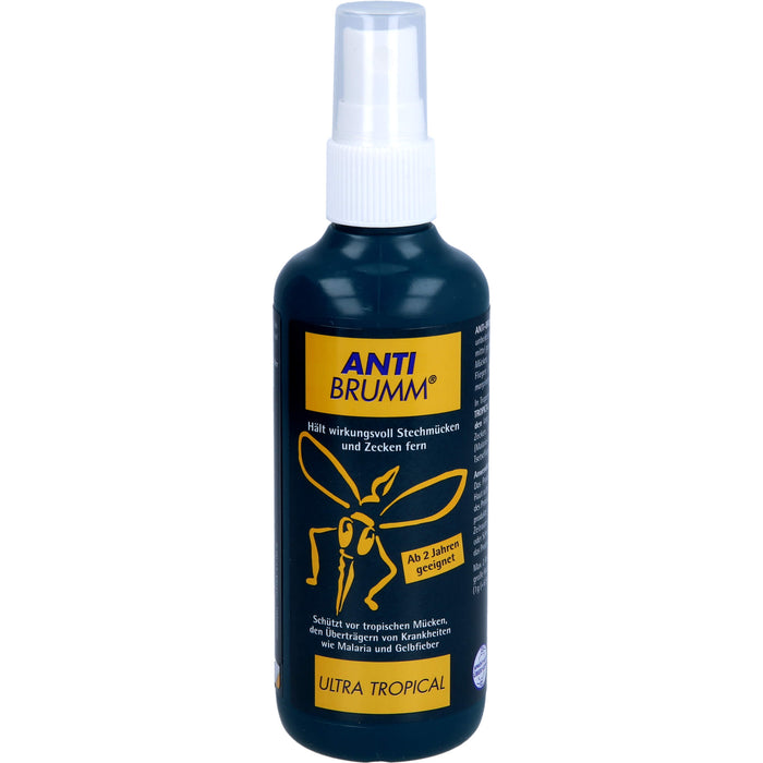 Anti Brumm Ultra Tropical Spray schützt vor tropischen Mücken und Zecken, 150 ml Lösung