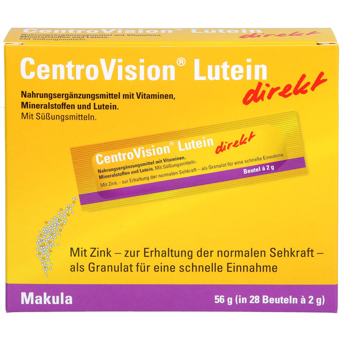 Centrovision Lutein Direkt, 28 St GRA