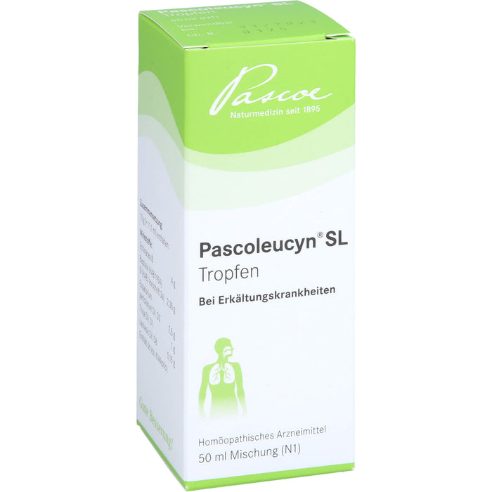 Pascoleucyn SL Tropfen bei Erkältungskrankheiten, 50 ml Lösung