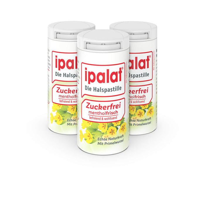 Ipalat Halspastillen zuckerfrei, 120 pc Pastilles