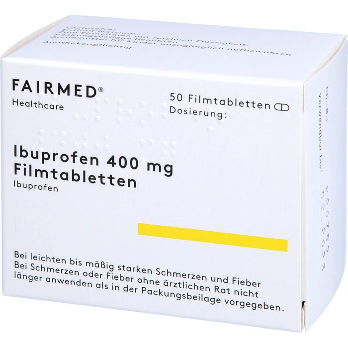 Ibuprofen 400 mg Fair-Med Filmtabletten, 50 St. Tabletten