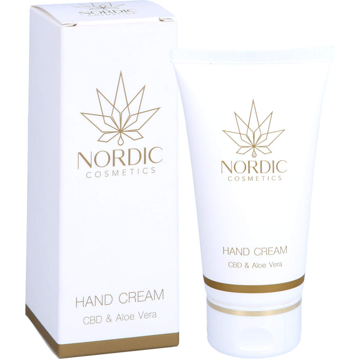 CBD Handcreme Nordic Cosmetics CBD + Aloe Vera, 50 ml CRE