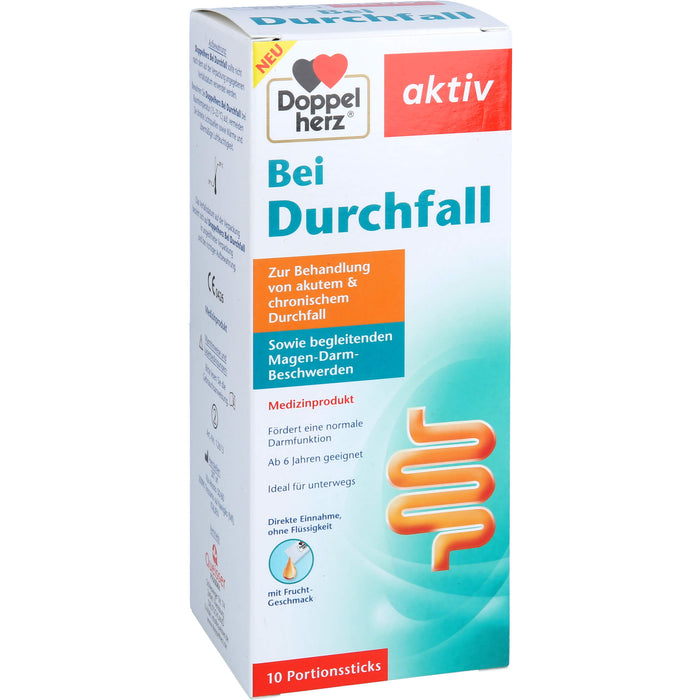 Doppelherz Lösung bei Durchfall, 10 St. Sticks