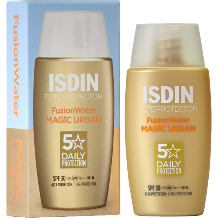 ISDIN Fotoprotector Fusion Water Urban LSF 30 zum Schutz und zur Pflege der Haut, 50 ml Crème