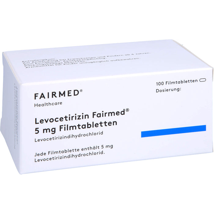 Levocetirizin Fairmed 5 mg Filmtabletten, 100 St FTA