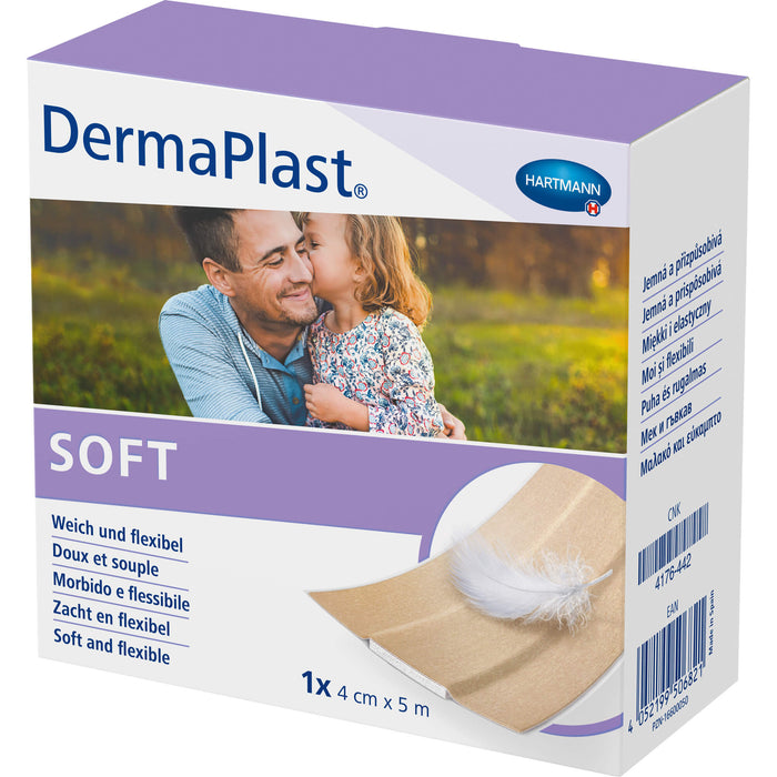 DermaPlast SOFT 4cmx5m, 1 St PFL