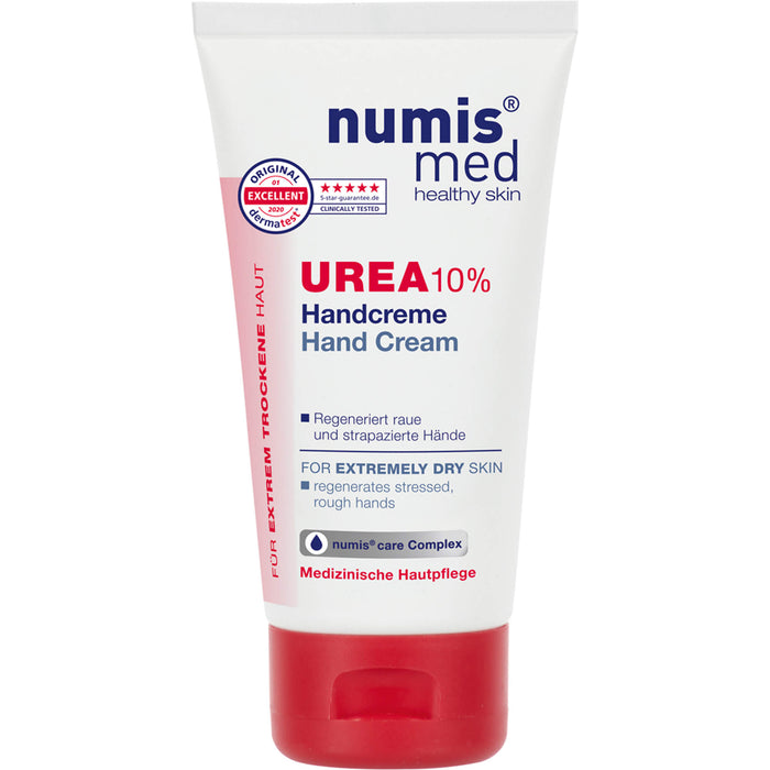 numis med Urea 10 % Handcreme regeneriert raue und strapazierte Hände, 75 ml Solution