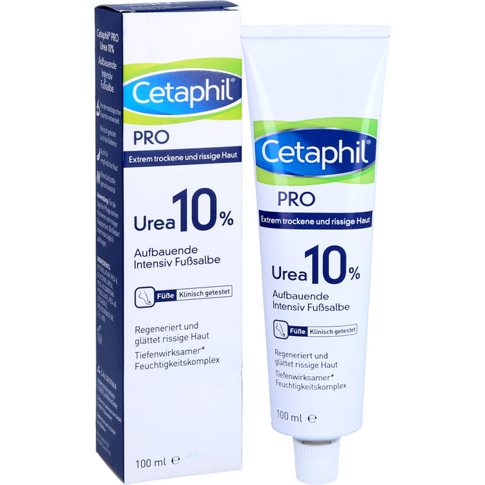 Cetaphil Pro Urea 10% aufbauende Intensiv-Fußsalbe, 100 g Onguent