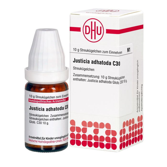 Justica adhatoda C30 DHU Globuli, 10 g GLO