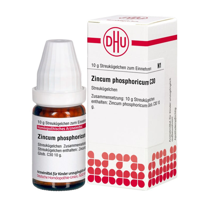 Zincum phosphoricum C30 DHU Globuli, 10 g GLO