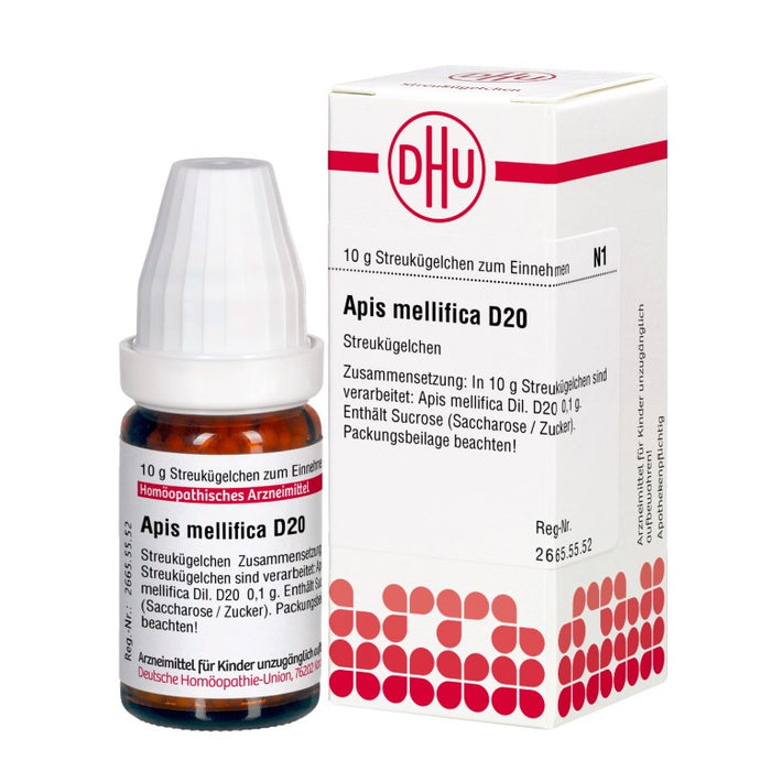 Apis mellifica D20 DHU Globuli, 10 g GLO