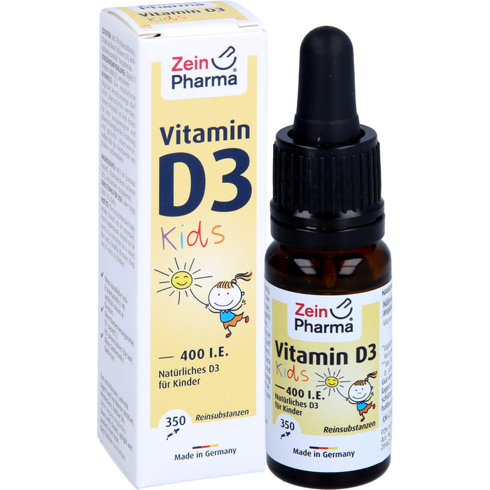 ZeinPharma Vitamin D3 Tropfen 400 I.E. Lösung, 10 ml Lösung