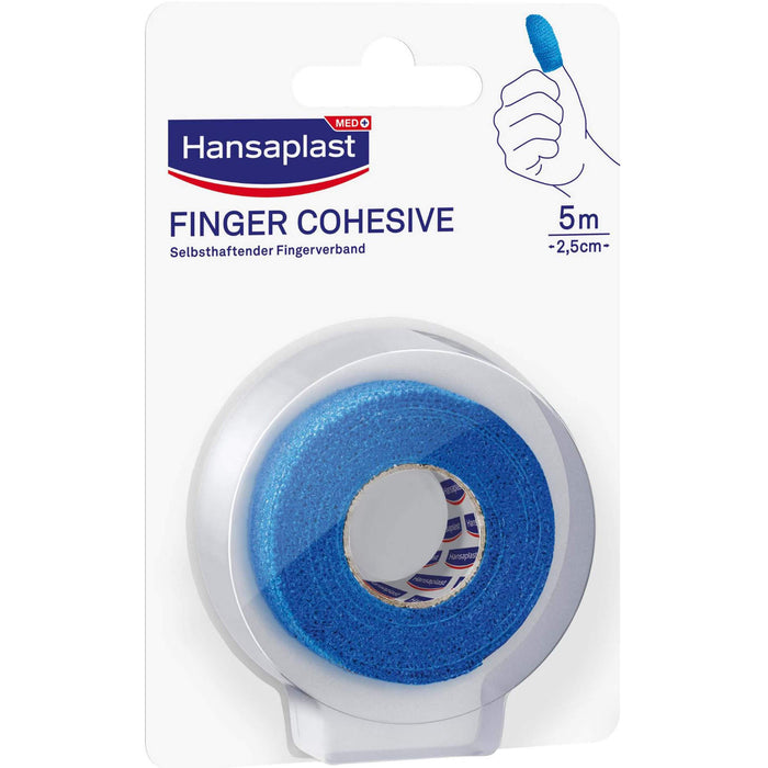 Hansaplast Selbsthaft. Fingerverband blau 5mx2,5cm, 1 pcs. Patch