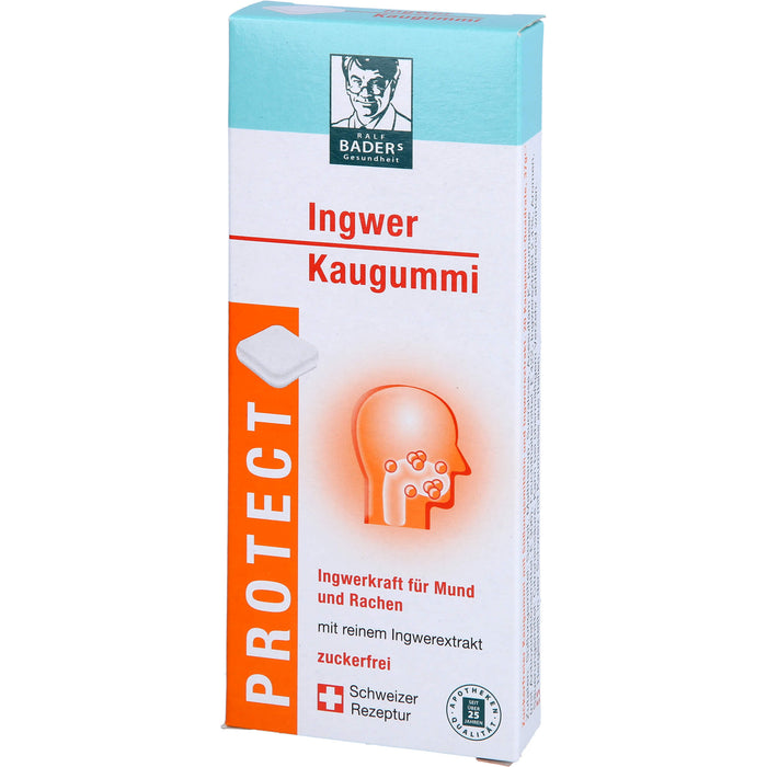 Baders Protect Gum Ingwer, 20 St KGU