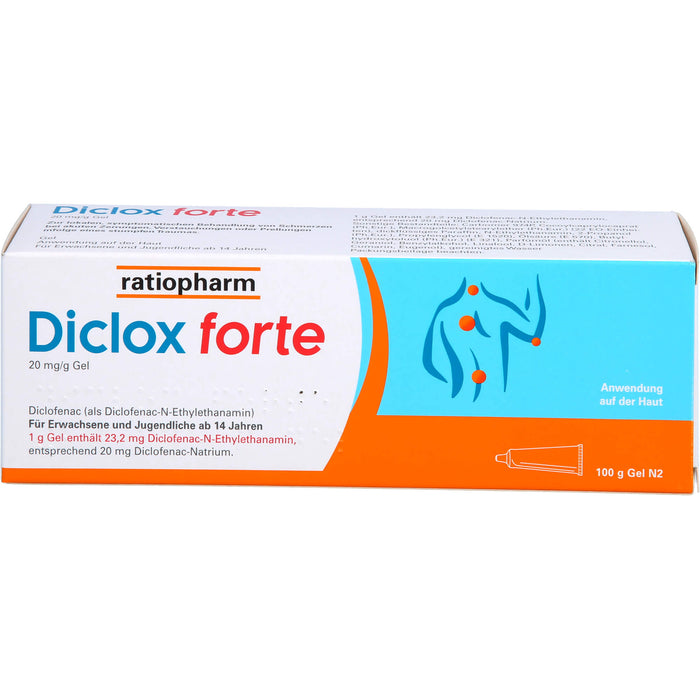 Diclox forte 20 mg/g Gel, 100 g Gel