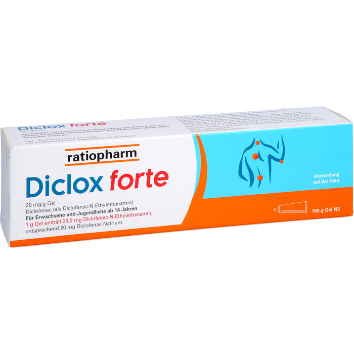 Diclox forte 20 mg/g Gel, 150 g Gel