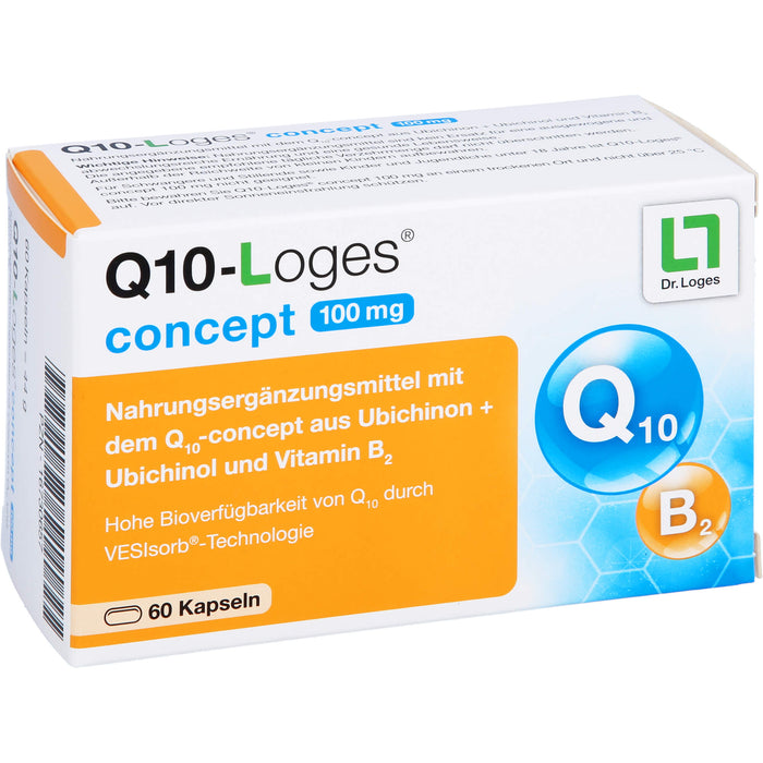 Q10-Loges concept 100 mg Kapseln, 60 pc Capsules