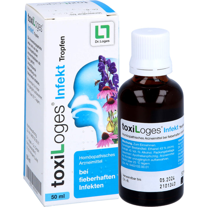 toxiLoges Infekt Tropfen bei fieberhaften Infekten, 50 ml Solution