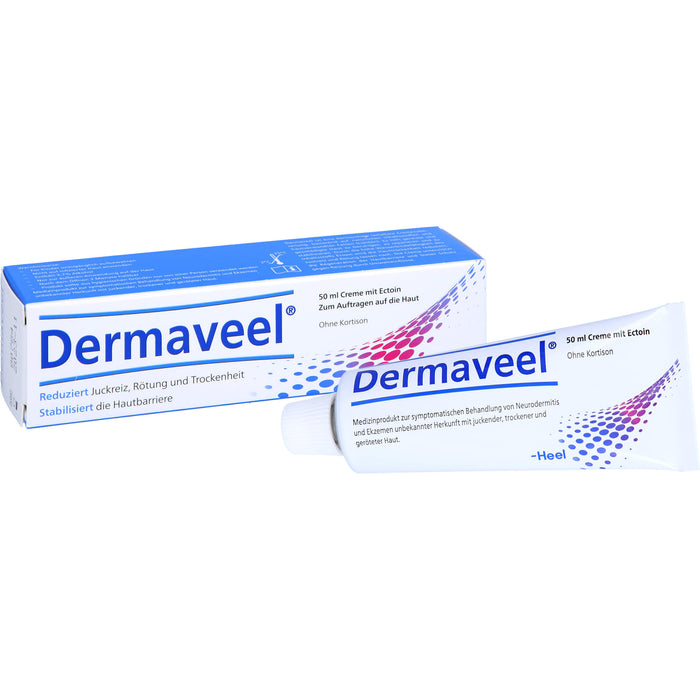 Dermaveel Creme reduziert Juckreiz, Rötung und Trockenheit und stabilisiert die Hautbarriere, 50 ml Cream