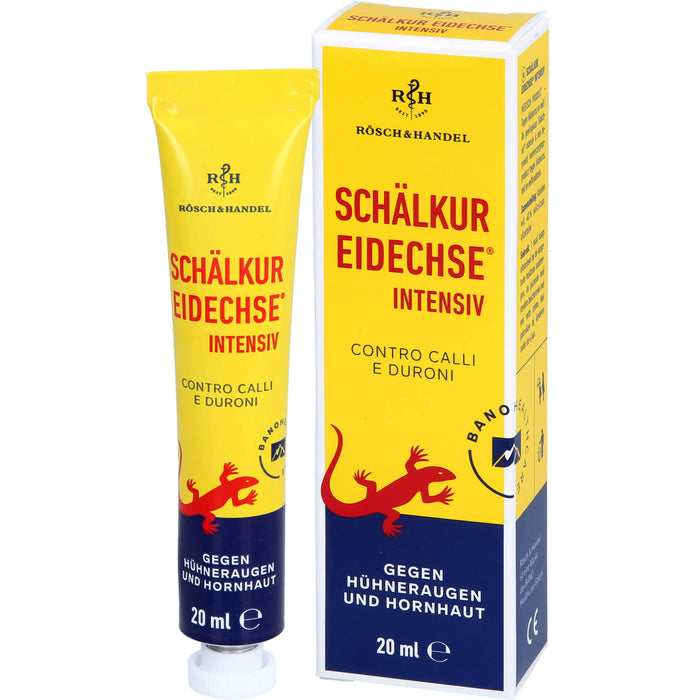 EIDECHSE SCHÄLKUR intensiv 40% Salicylsäure gegen Hühneraugen und Hornhaut, 20 ml Cream