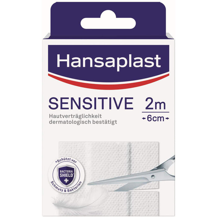 Hansaplast Sensitive Pflaster Hypoallergen 2mx6cm, 1 pc Pansement