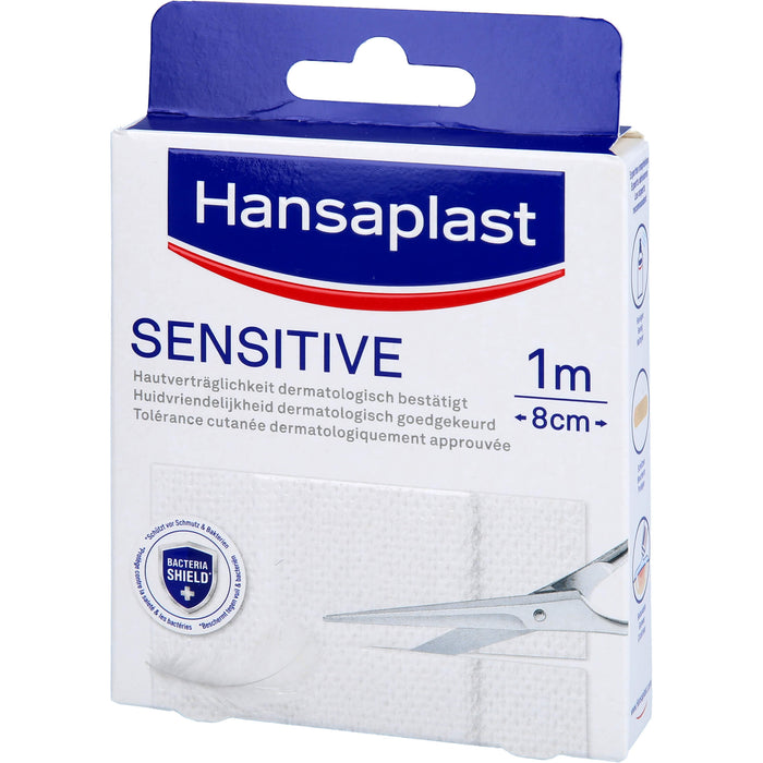 Hansaplast Sensitive Pflaster Hypoallergen 1mx8cm, 1 St. Pflaster