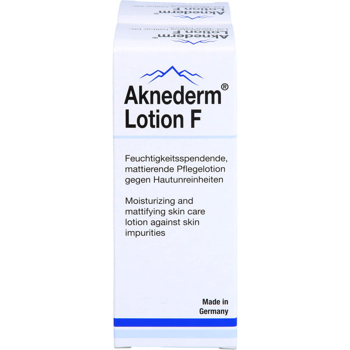 Aknederm Lotion F Pflegelotion gegen Hautunreinheiten, 60 ml Lotion