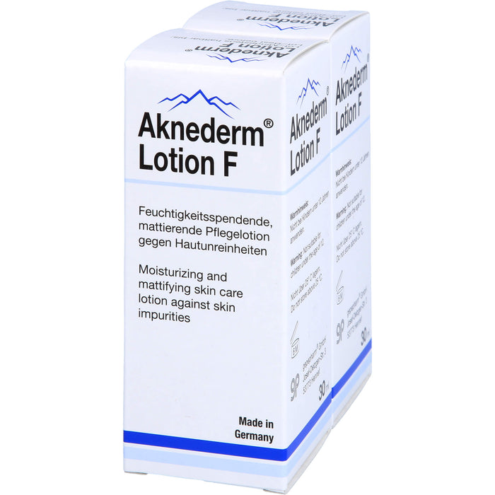 Aknederm Lotion F Pflegelotion gegen Hautunreinheiten, 60 ml Lotion