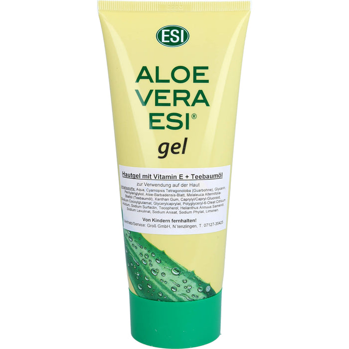 Aloe Vera Gel mit Vit E + Teebaumöl Bio, 200 ml GEL